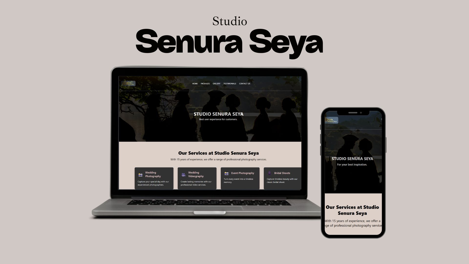 Ashen Thilakarathna - WEBSITE FOR A STUDIO TO MANAGE EVENTS AND ORDERS